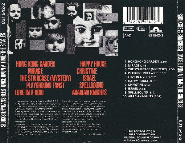 Siouxsie And The Banshees* : Once Upon A Time/The Singles (CD, Album, Comp, RE)