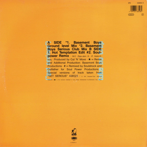 Cut 'N' Move - Take No Crap ("Get Serious") (12", Maxi) - De Platen Aap – Vinylwinkel in Brielle & online webshop voor muziekliefhebbers