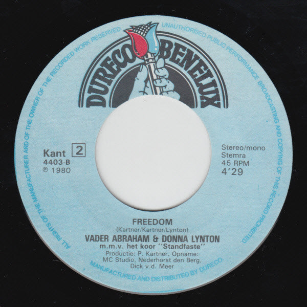 Vader Abraham & Donna Lynton m.m.v. Het Koor Standfaste : Vrede (7", Single)