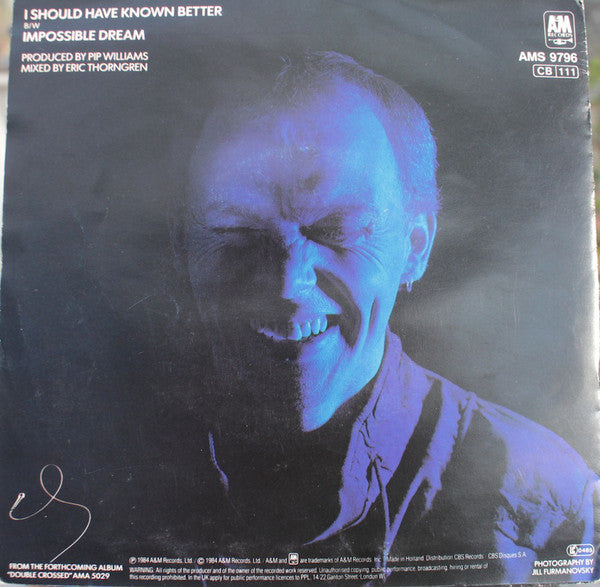 Jim Diamond - I Should Have Known Better (7", Single) - De Platen Aap – Vinylwinkel in Brielle & online webshop voor muziekliefhebbers