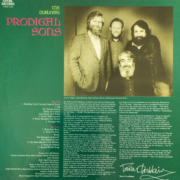 Dubliners* : Prodigal Sons (LP, Album)
