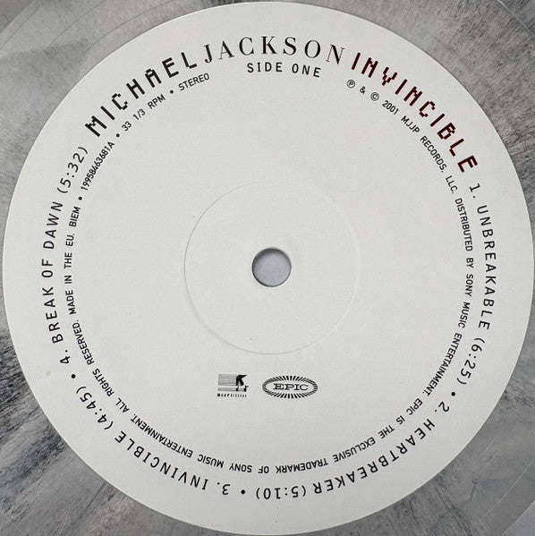 Michael Jackson : Invincible (2xLP, Album, Ltd, RE, Sto)