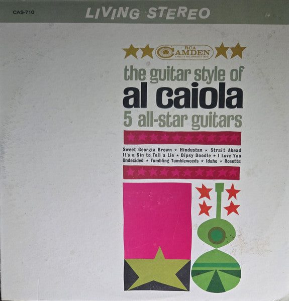 Al Caiola : The Guitar Style Of Al Caiola (LP, Album)