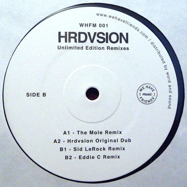 Hrdvsion : Unlimited Edition Remixes (12")