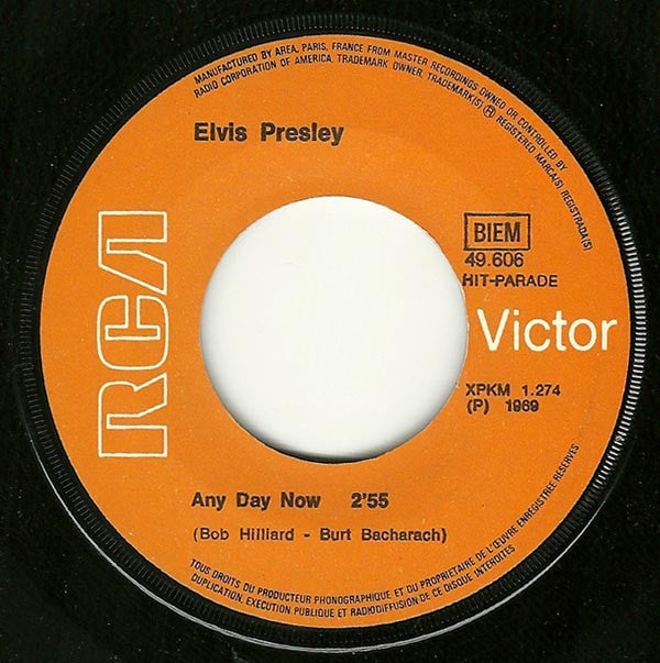 Elvis* : In The Ghetto (7", Single, Mono, Pri)
