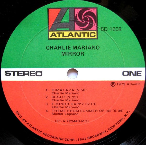 Charlie Mariano : Mirror (LP, Album, MO)