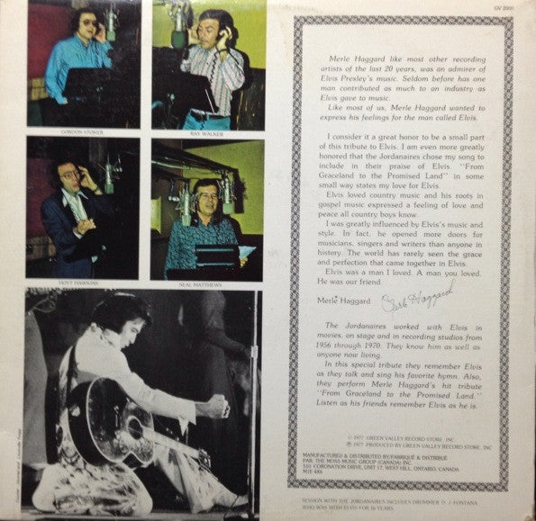 Elvis* : Elvis Speaks To You (2xLP, Album)