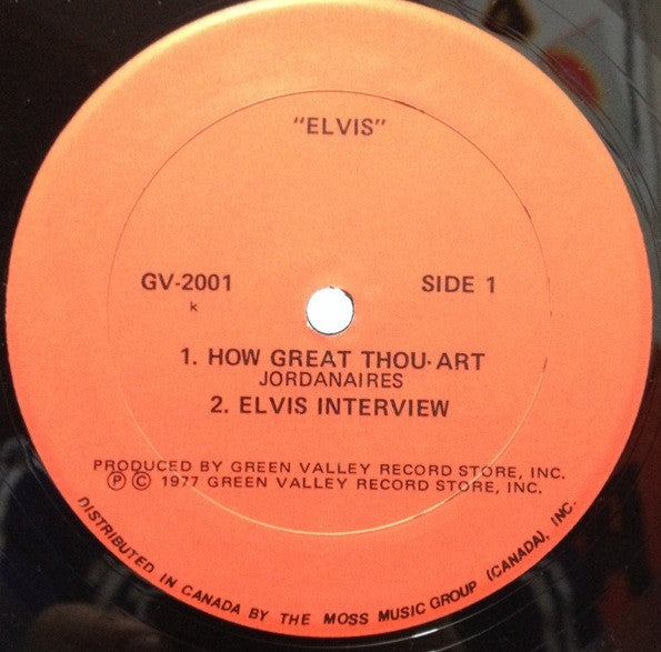 Elvis* : Elvis Speaks To You (2xLP, Album)