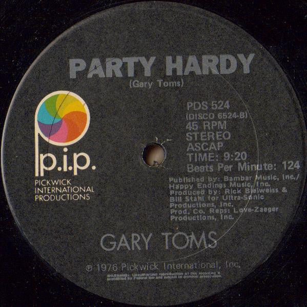 Gary Toms : Stand Up And Shout (12",45 RPM,Limited Edition,Stereo)