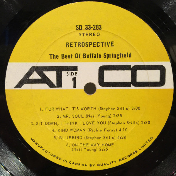 Buffalo Springfield : Retrospective - The Best Of Buffalo Springfield (LP, Comp)