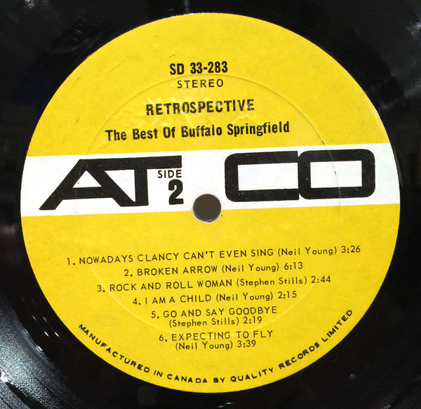 Buffalo Springfield : Retrospective - The Best Of Buffalo Springfield (LP, Comp)