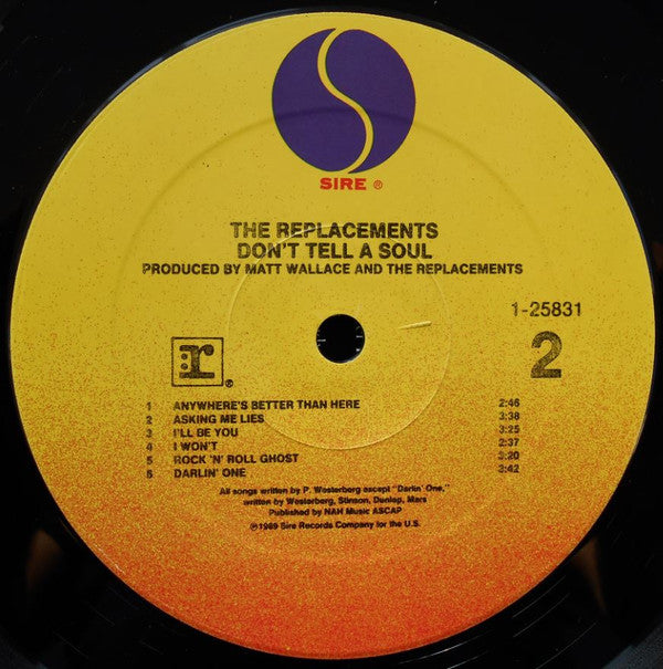 The Replacements : Don't Tell A Soul (LP, Album, Spe)