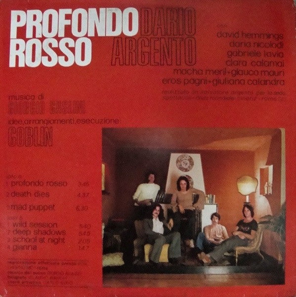 Goblin : Profondo Rosso (Colonna Sonora Originale Del Film) (LP, Album)