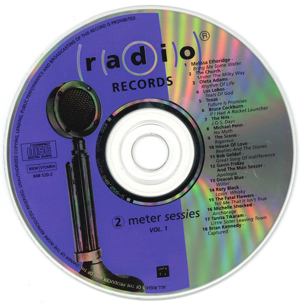 Various - 2 Meter Sessies - Volume 1 (CD, Comp) - De Platen Aap – Vinylwinkel in Brielle & online webshop voor muziekliefhebbers
