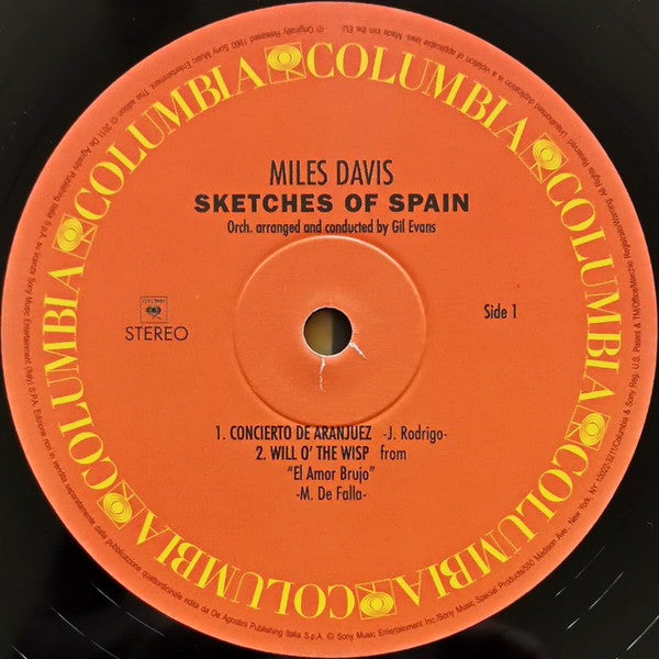 Miles Davis : Sketches Of Spain (LP, Album, RE, 180)