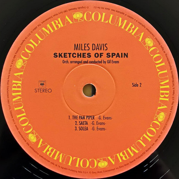 Miles Davis : Sketches Of Spain (LP, Album, RE, 180)