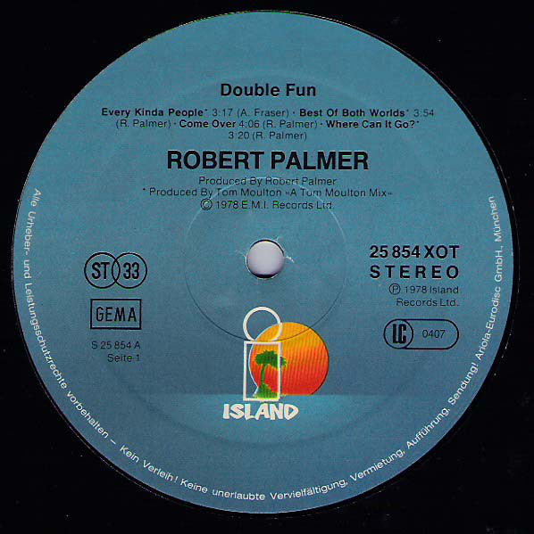 Robert Palmer : Double Fun (LP, Album)