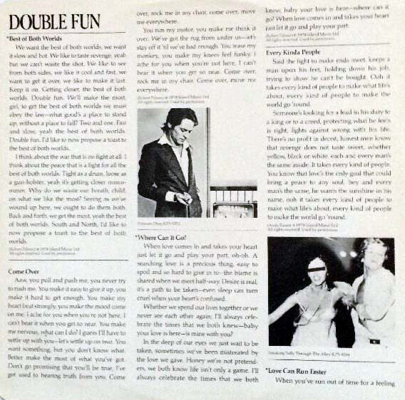 Robert Palmer : Double Fun (LP, Album)