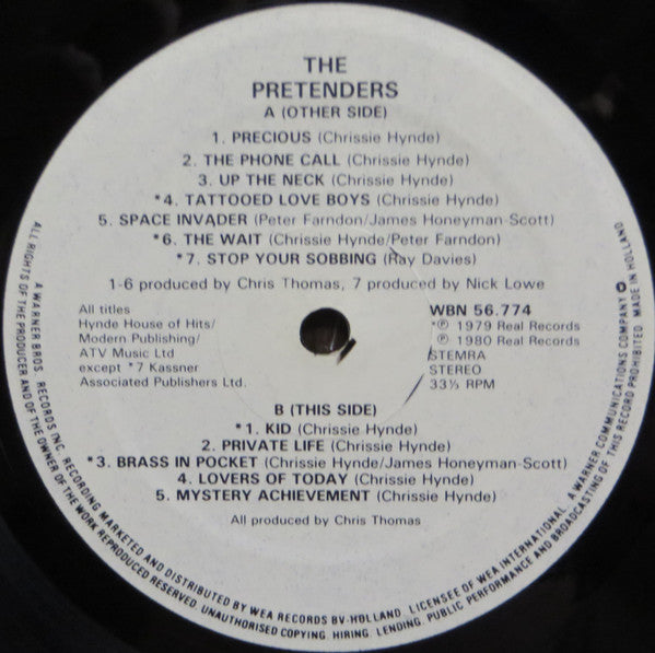 Pretenders* : Pretenders (LP, Album)
