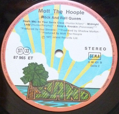 Mott The Hoople : Rock And Roll Queen (LP, Comp, RE)