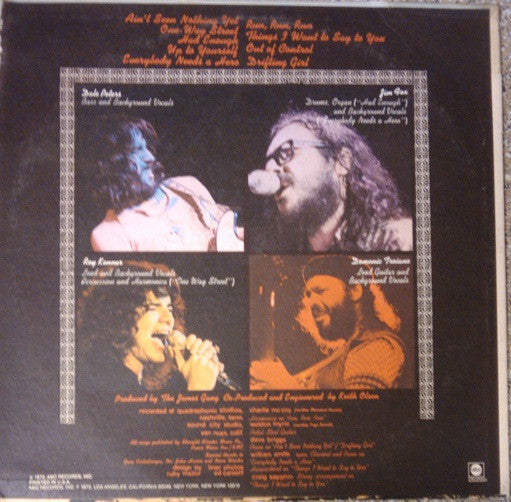 James Gang : Passin' Thru (LP,Album,Stereo)