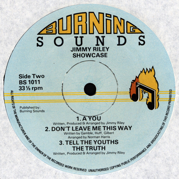 Jimmy Riley : Showcase (LP, Album)