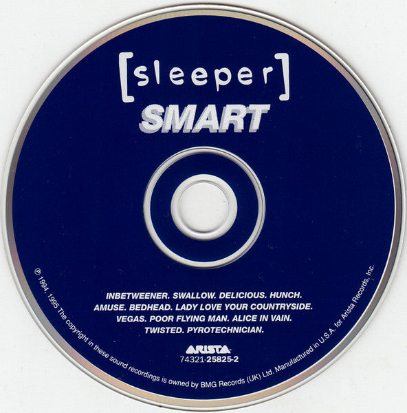Sleeper - Smart (CD, Album) - De Platen Aap – Vinylwinkel in Brielle & online webshop voor muziekliefhebbers