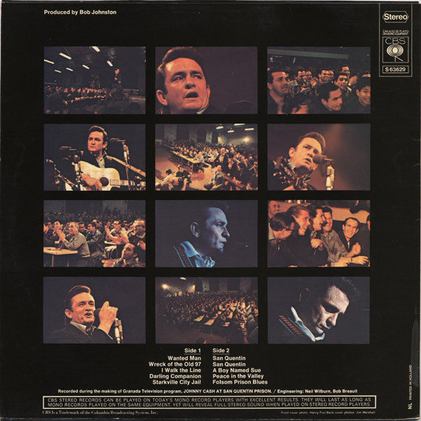 Johnny Cash : Johnny Cash At San Quentin (LP, Album)