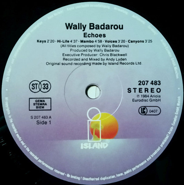 Wally Badarou : Echoes (LP, Album)