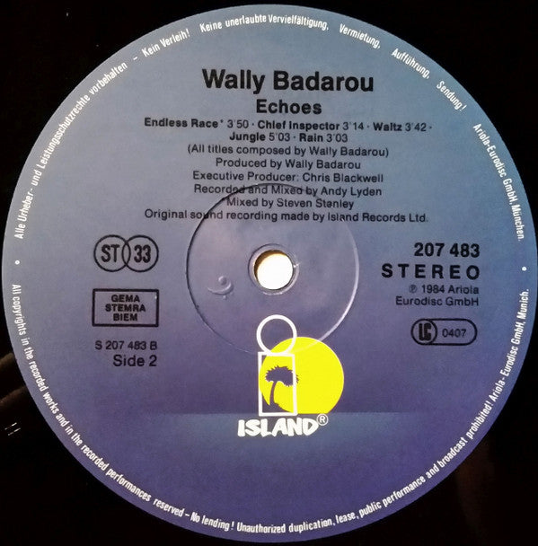 Wally Badarou : Echoes (LP, Album)