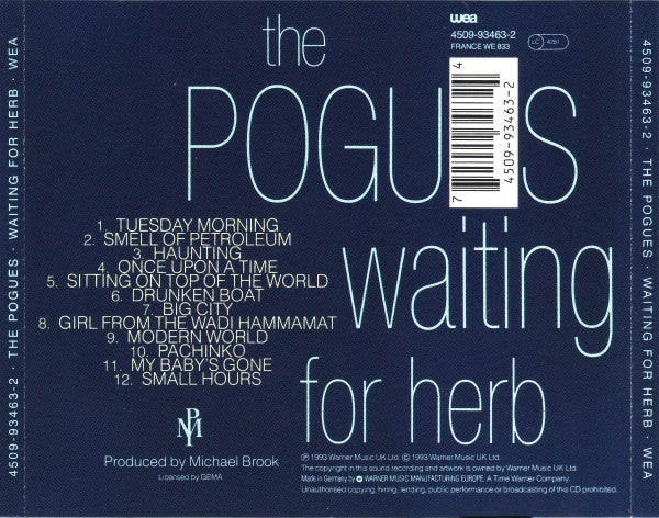 The Pogues : Waiting For Herb (CD, Album)