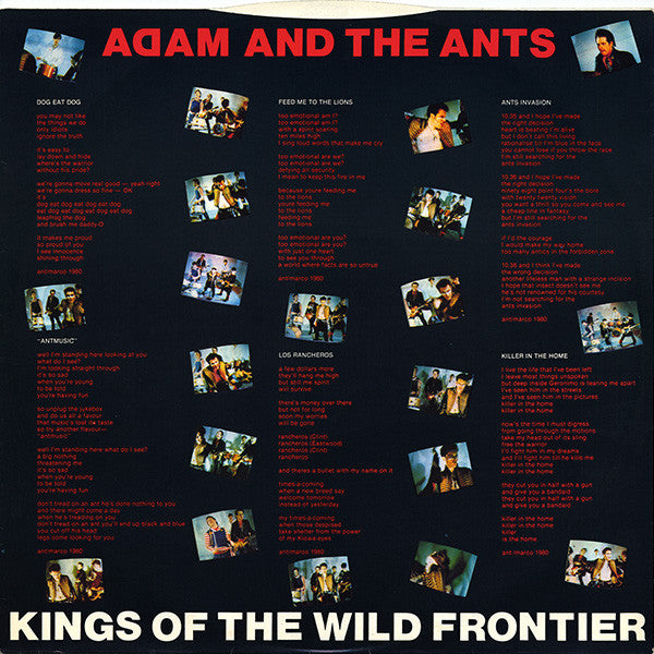 Adam And The Ants : Kings Of The Wild Frontier (LP,Album,Stereo)