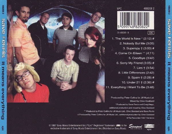 Save Ferris : It Means Everything (CD, Album)