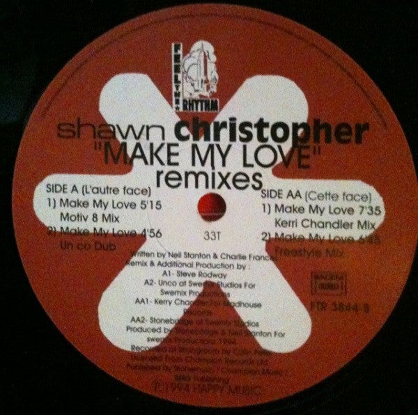 Shawn Christopher : Make My Love (Remixes) (12")