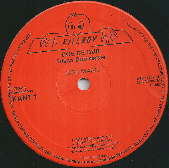 Doe Maar : Doe De Dub (Discodubversie) (LP, Album)