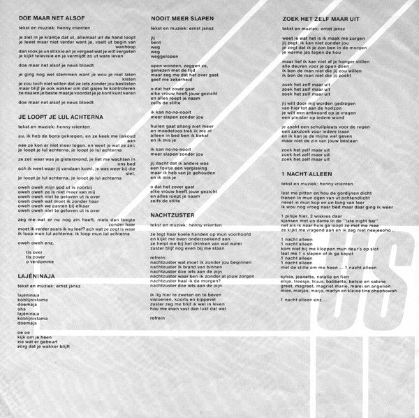 Doe Maar : 4US (LP, Album, Foo)