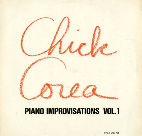 Chick Corea : Piano Improvisations Vol. 1 (LP, Album)