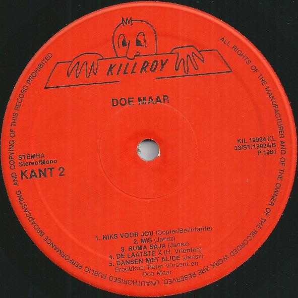 Doe Maar : Skunk (LP, Album)