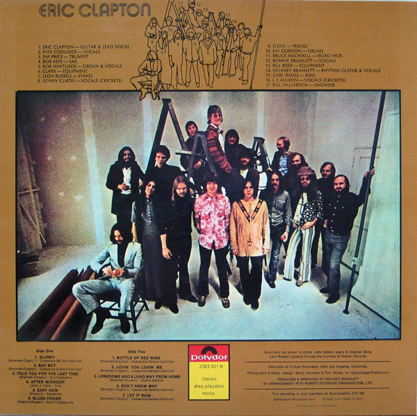 Eric Clapton : Eric Clapton (LP, Album)