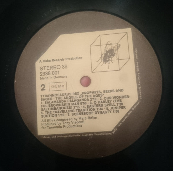 Tyrannosaurus Rex : Prophets, Seers & Sages, The Angels Of The Ages / My People Were Fair And Had Sky In Their Hair... But Now They're Content To Wear Stars On Their Brows (LP, Album, RE + LP, Album, RE + Comp)
