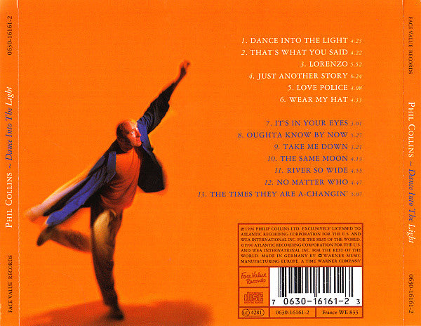 Phil Collins - Dance Into The Light (CD, Album, RE) - De Platen Aap – Vinylwinkel in Brielle & online webshop voor muziekliefhebbers