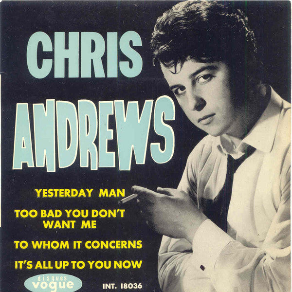 Chris Andrews (3) : Yesterday Man (7", EP, RE)