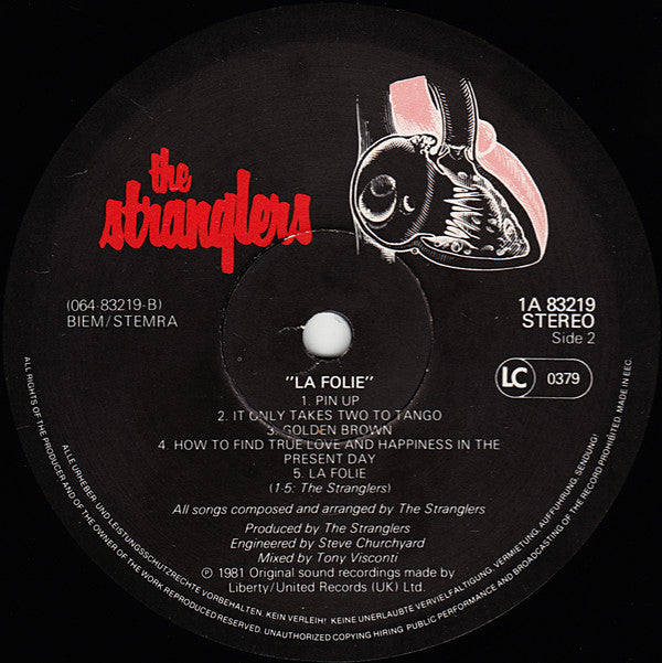 The Stranglers : La Folie (LP, Album)