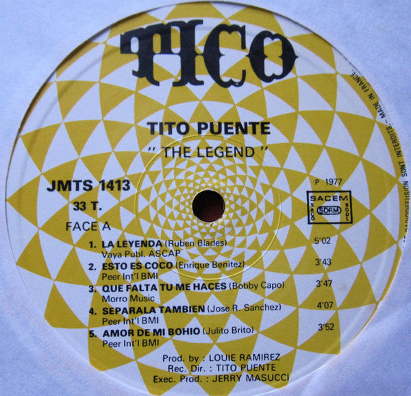 Tito Puente : The Legend (LP, Album)