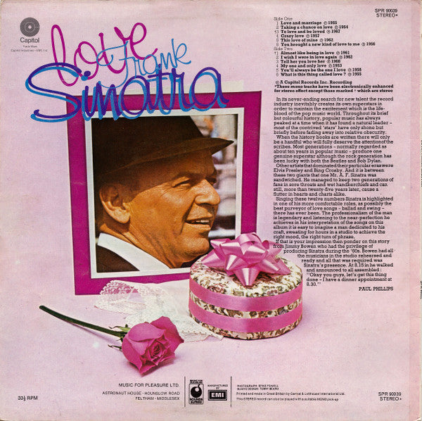 Frank Sinatra : Love (LP,Compilation)