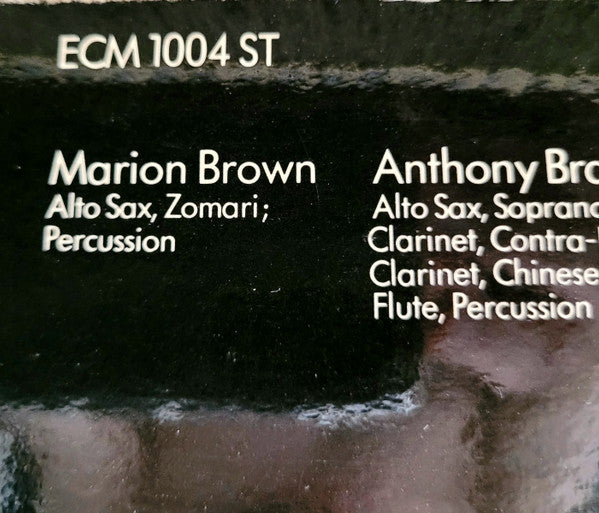Marion Brown : Afternoon Of A Georgia Faun (LP, Album)