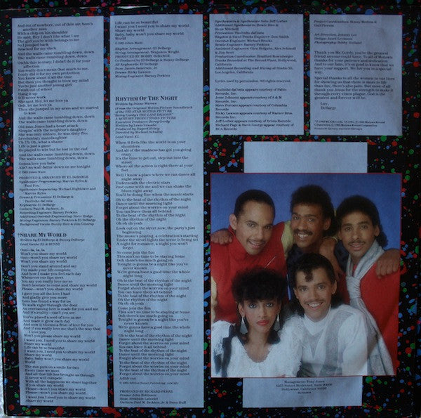 DeBarge : Rhythm Of The Night (LP, Album)