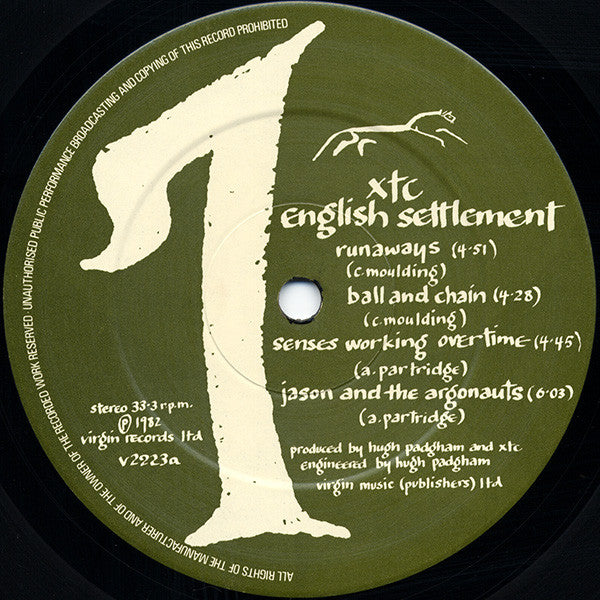 XTC : English Settlement (2xLP, Album, Wid)
