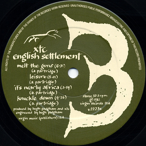 XTC : English Settlement (2xLP, Album, Wid)