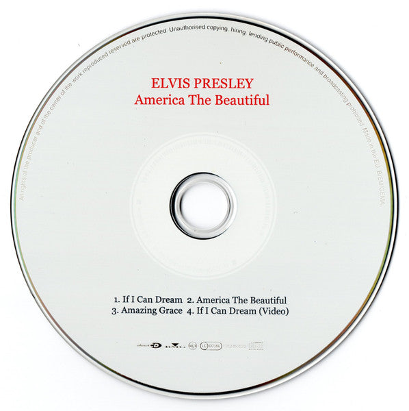 Elvis Presley - America The Beautiful (CD, Single, Enh, RM) - De Platen Aap – Vinylwinkel in Brielle & online webshop voor muziekliefhebbers
